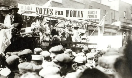 Stimmrecht für Frauen, August 1908